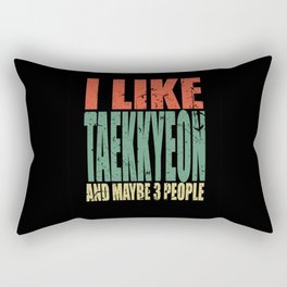Taekkyeon Saying funny Rectangular Pillow