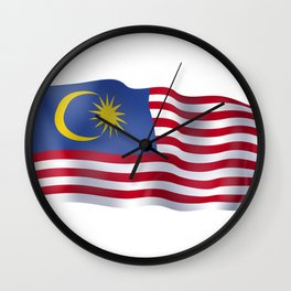 Malaysia flag Wall Clock