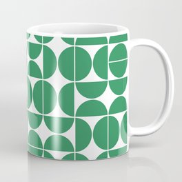 Mid Century Modern Geometric 04 Green Coffee Mug