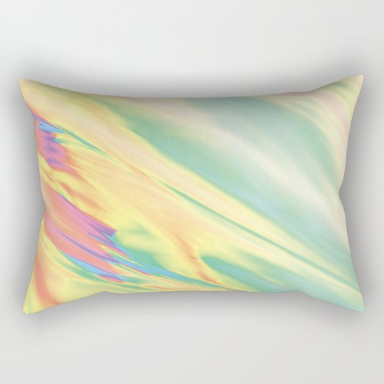 IRIDESCENT RAINBOW WATER Rectangular Pillow