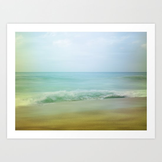 Beach Impression Art Print