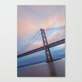 Bay Bridge Sunrise vertical Canvas Print
