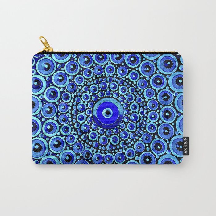 evil eye protection in blue  Carry-All Pouch