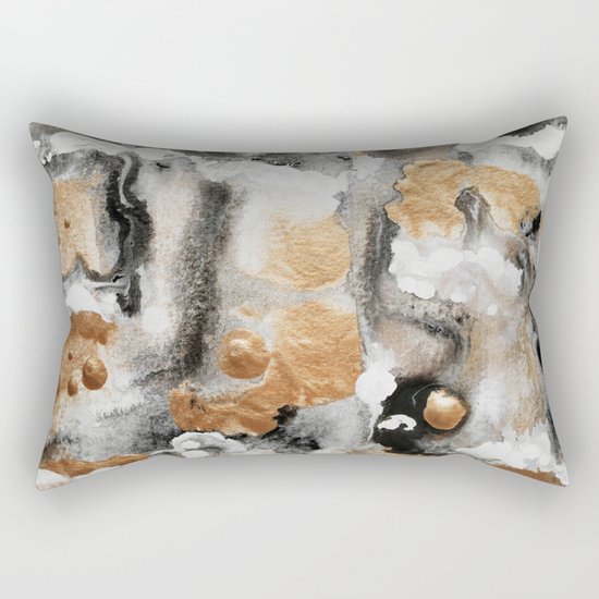 Natural Abstract Rectangular Pillow