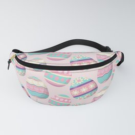 Colorful Pastel Easter Egg Pattern Fanny Pack