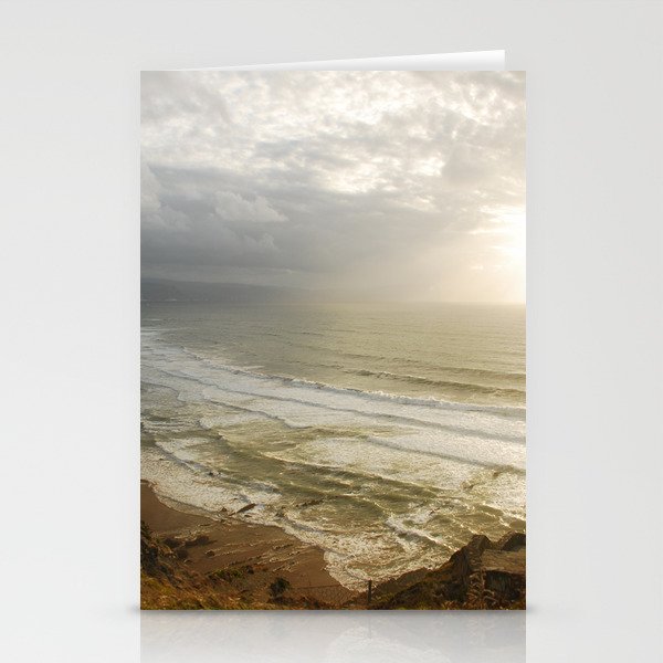 Nature photography. Barrika Beach, Basque Country. Spain. Stationery Cards