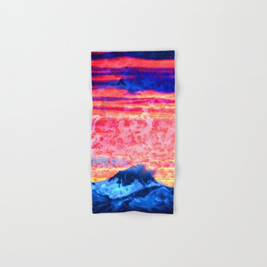 Turmoil on Mt. Jefferson Hand & Bath Towel
