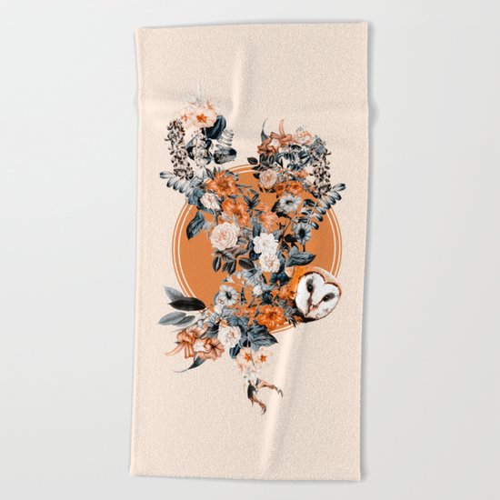 Owl Beach Towel