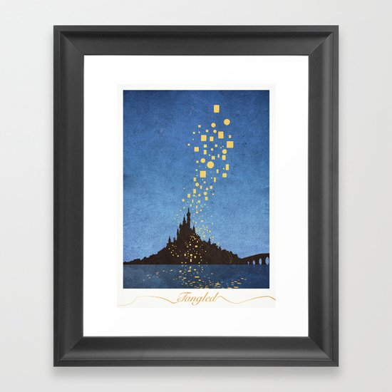 Tangled Framed Art Print