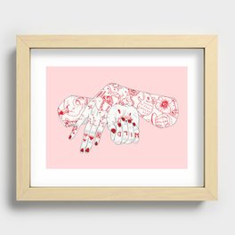Wild and Calm Recessed Framed Print
