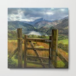 Valley Gate Metal Print | Landscape, Photo, Digital 