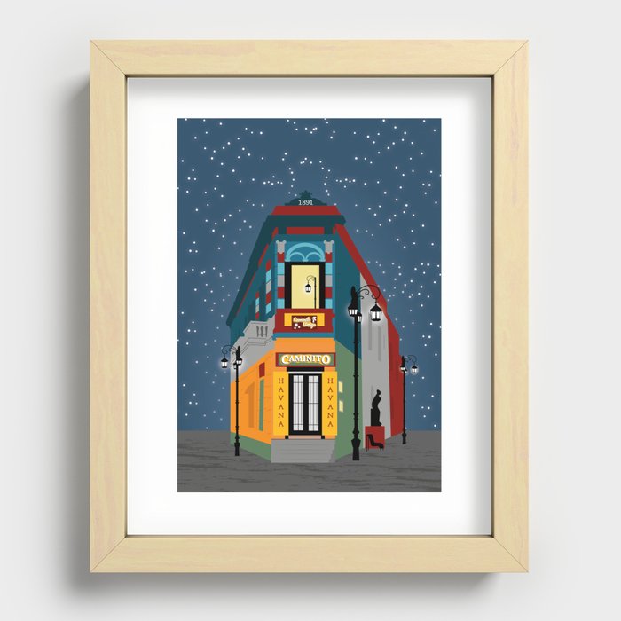 Caminito, La Boca Recessed Framed Print