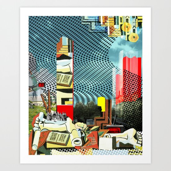 Floating friday Art Print