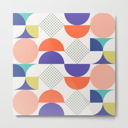 Abstract geometric pattern 156 Metal Print | Abstract, Texture, Simple, Scandinavian, Modern, Minimalist, Geometry, Shapes, Minimal, Cute 