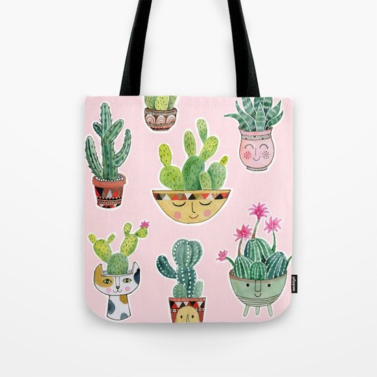 Cactus Pots Tote Bag