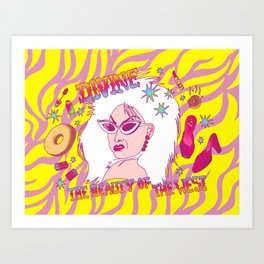 Divine John Waters Art Print