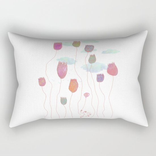 Run in the wild Rectangular Pillow