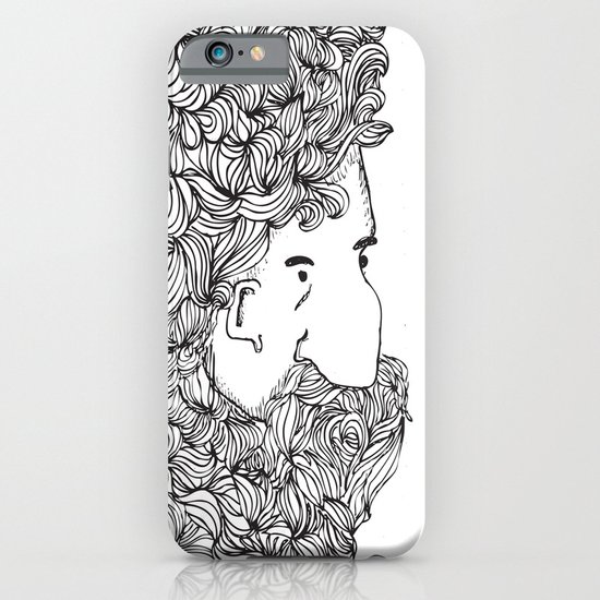 Bearded Man iPhone & iPod Case