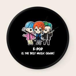 Kpop is the best music genre Wall Clock