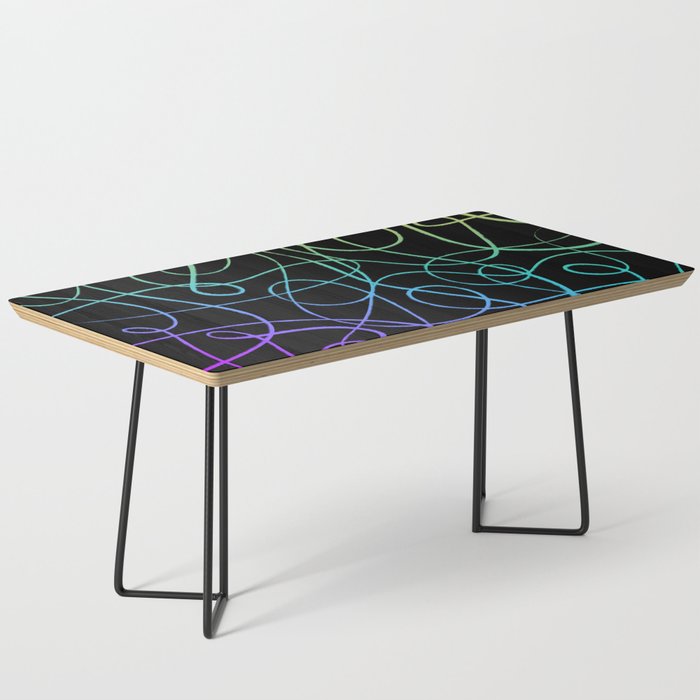 Colorful Doodles Coffee Table