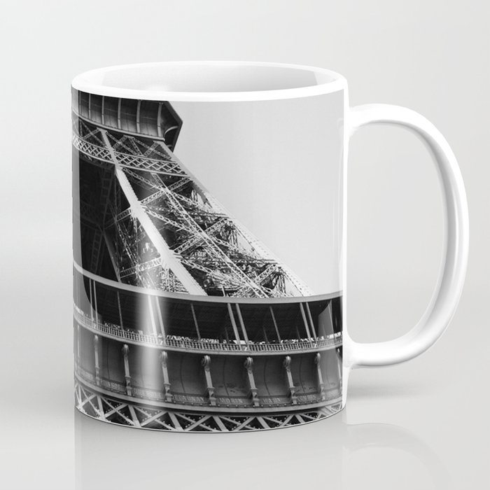 Eiffel Tower // Looking up at the World's Most Famous Monument in Paris France Classic Photograph Coffee Mug