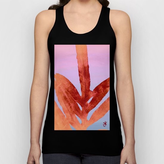 Green Fern Pantone 2016 Color of The Year Unisex Tank Top