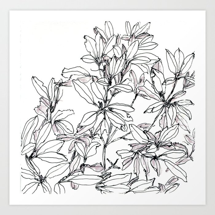 I still hate rhododendrons, though Art Print