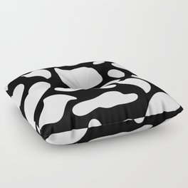 Black and white pattern Floor Pillow