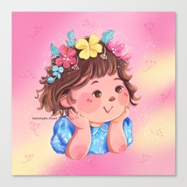Cute Girl Canvas Print