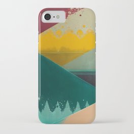 Abstract color splash iPhone Case