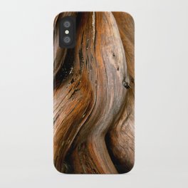 Tree wood grain iPhone Case