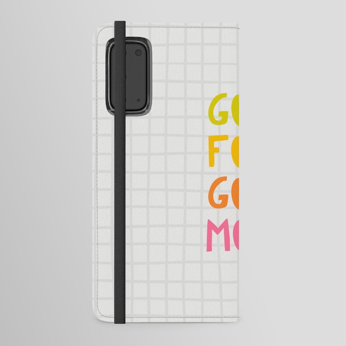 Food slogan Android Wallet Case