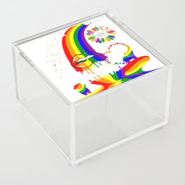 Pride trip rainbow design  Acrylic Box