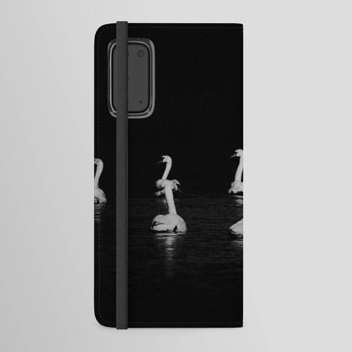 Dark Swan Lake Fine Art Nature Photography Android Wallet Case