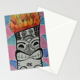 Tiki Man Stationery Cards
