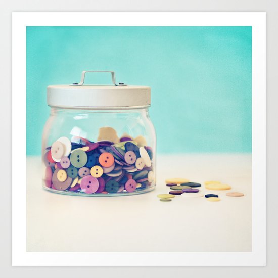 Where's Baby's Button? Art Print