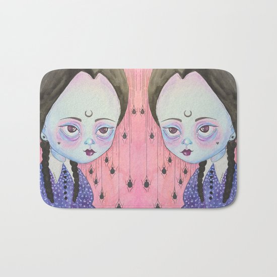 Wednesday’s child is full of woe Bath Mat