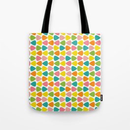 Plectrum Mini Colourful Geometric Springtime Pattern Tote Bag