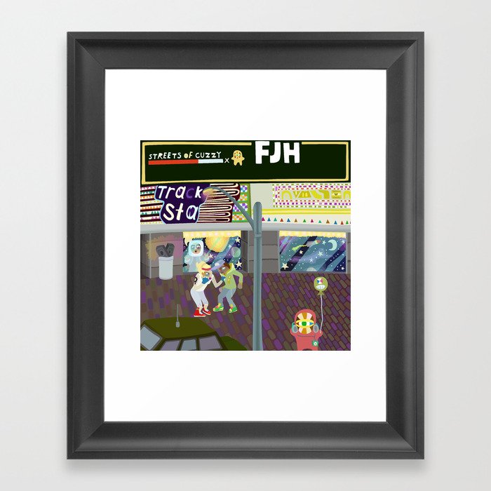 FJH ✮ Streets of Cuzzy EP Framed Art Print