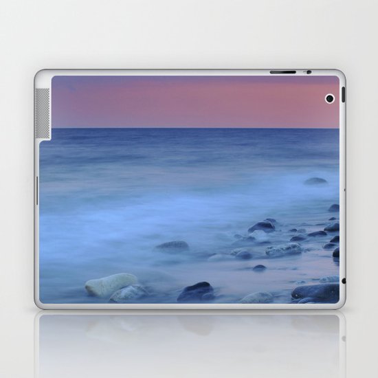 Blue stones at the sea Laptop & iPad Skin