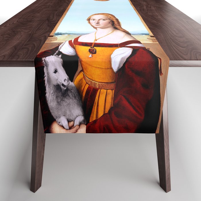 Raphael woman with unicorn store