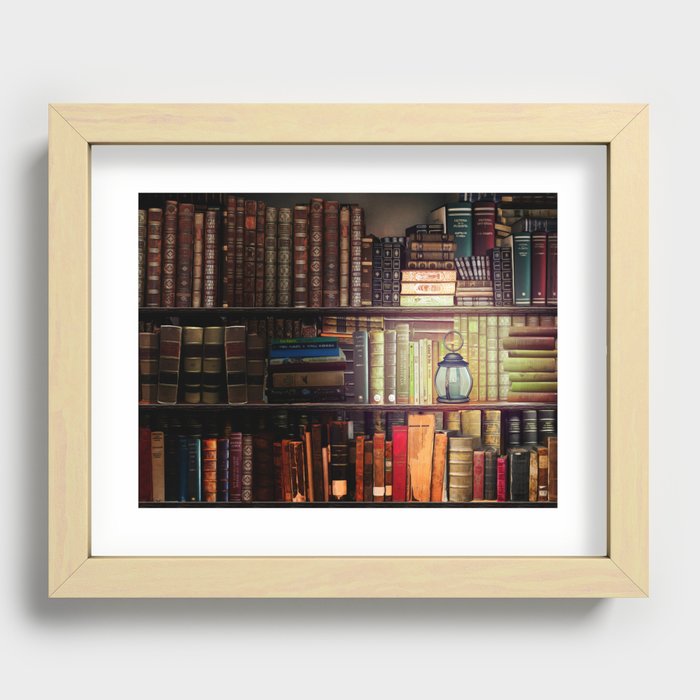 The Cozy Cottage Reading Nook Recessed Framed Print