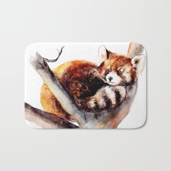 Red Panda Bath Mat