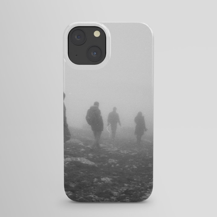 Foggy mountains iPhone Case