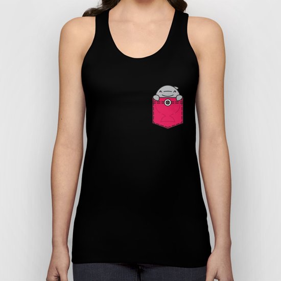 Pocket Dolphin Unisex Tank Top