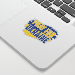Pray For Ukraine Sticker