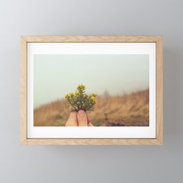 Picking Flowers on the Black Balsam Knob 35mm Kodak Gold 200 Framed Mini Art Print