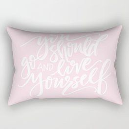 Love Yourself Rectangular Pillow