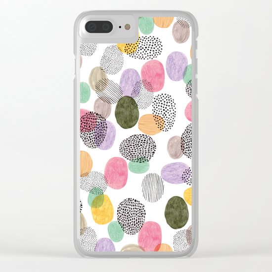 Bolls by Veronique de Jong Clear iPhone Case