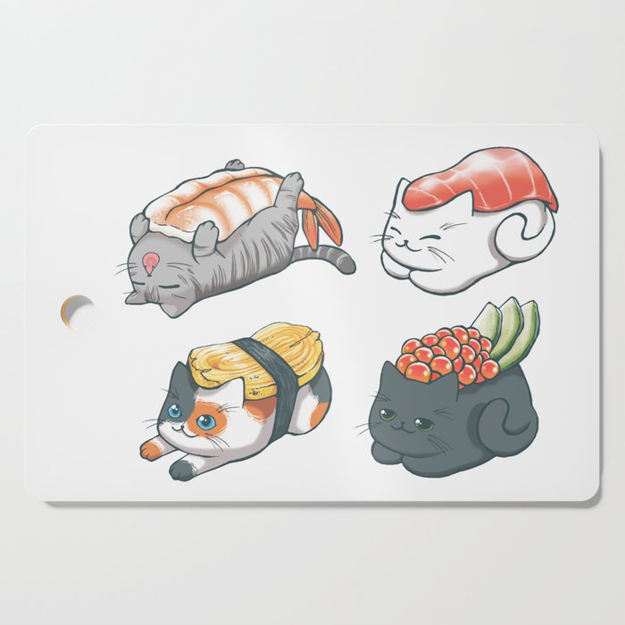 Sushi Cats Cutting Board